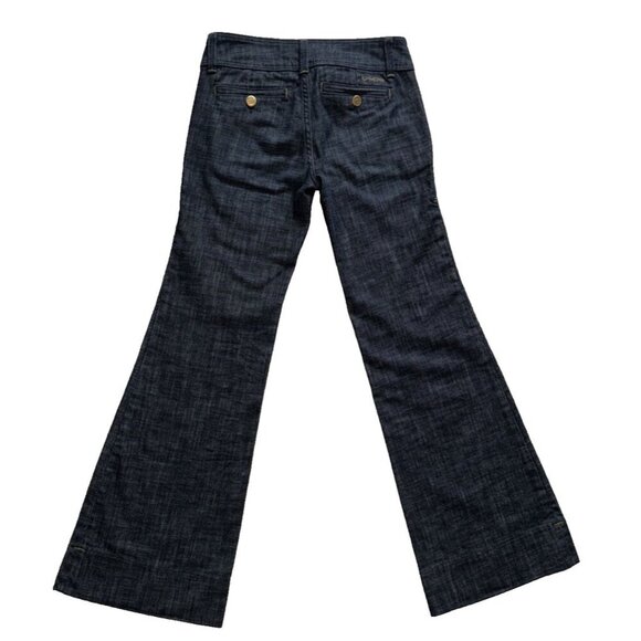 bebe premium denim, woman's 26 p, DARK WASH, Jeans, Wide leg, dark wash - Picture 2 of 11